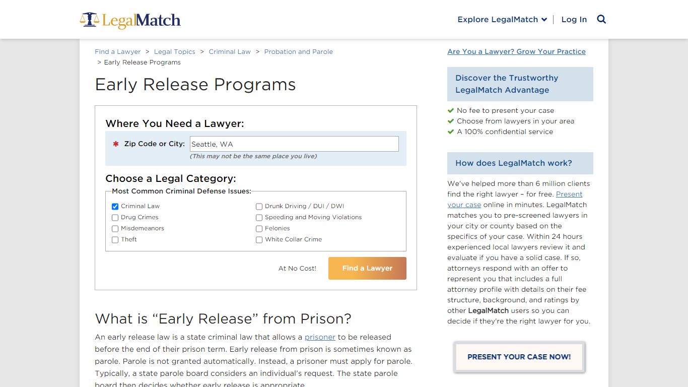How to Get Out of Prison Early | Early Release Programs - LegalMatch